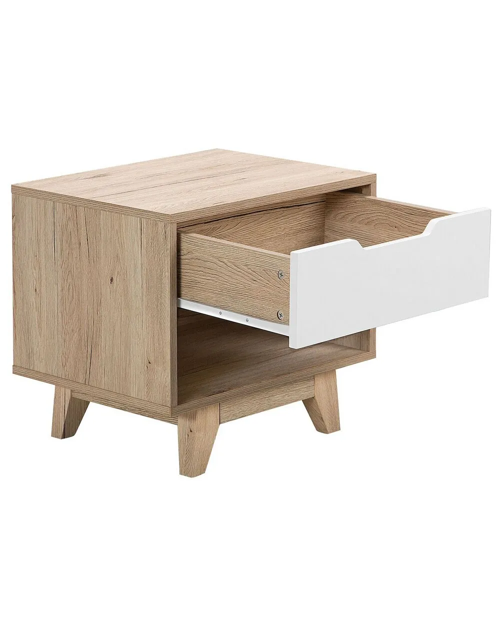 1 Drawer Bedside Table SPENCER White