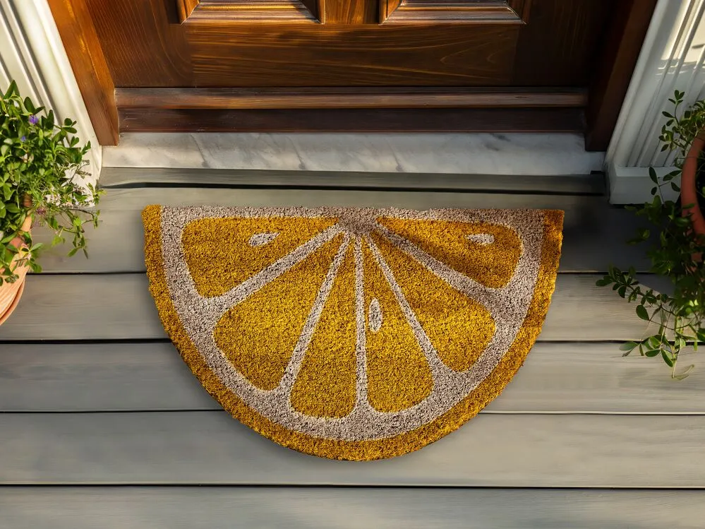 40 x 60 cm IJEN Doormat Yellow Coir