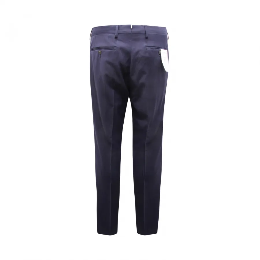 6634AV PANTALONE UOMO VIGANO' 1959 MAN WOOL BLEND TROUSERS BLUE