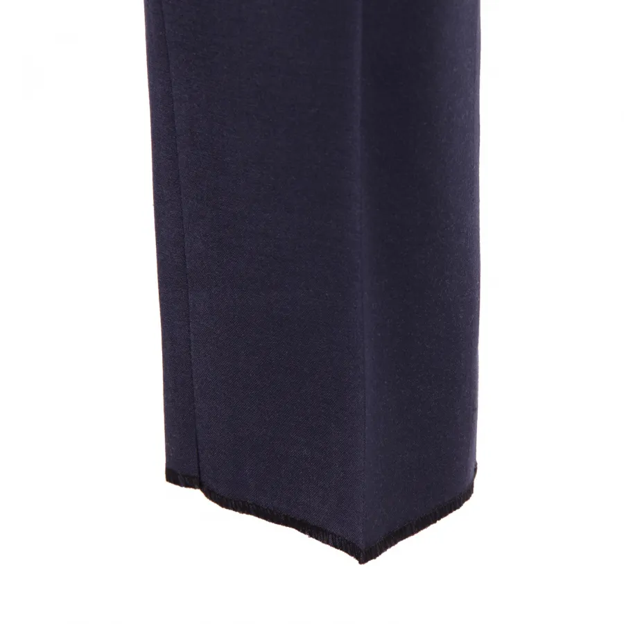 6634AV PANTALONE UOMO VIGANO' 1959 MAN WOOL BLEND TROUSERS BLUE