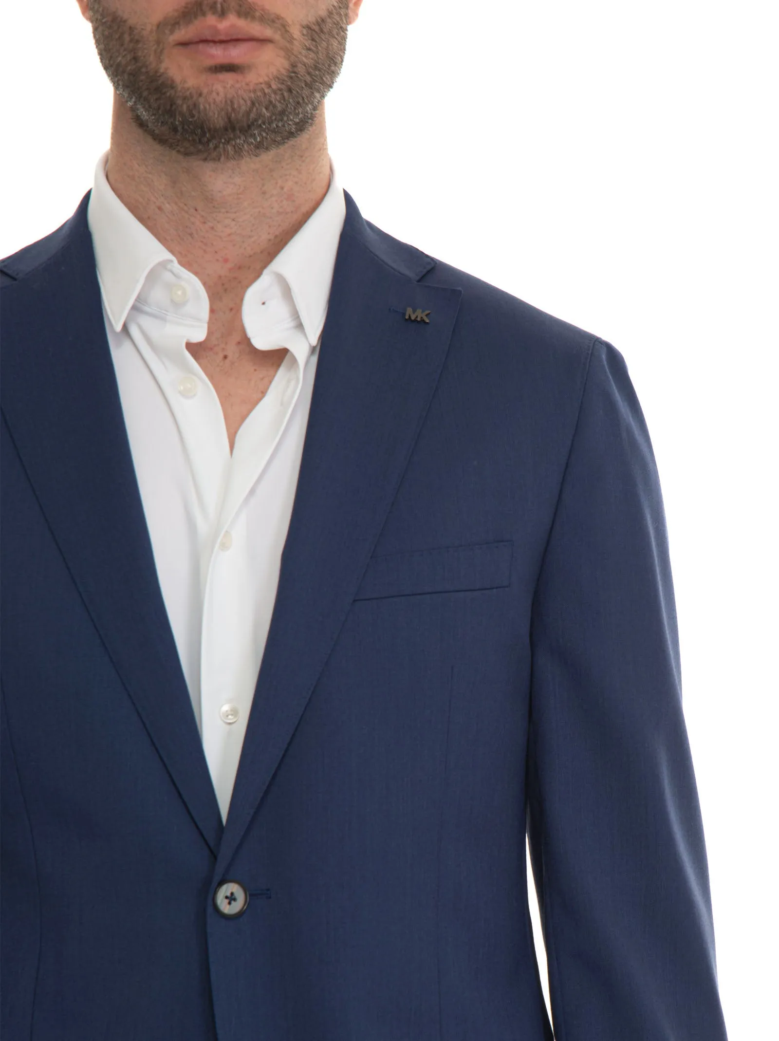 Abito da uomo 2 bottoni Blu medio Michael Kors Uomo