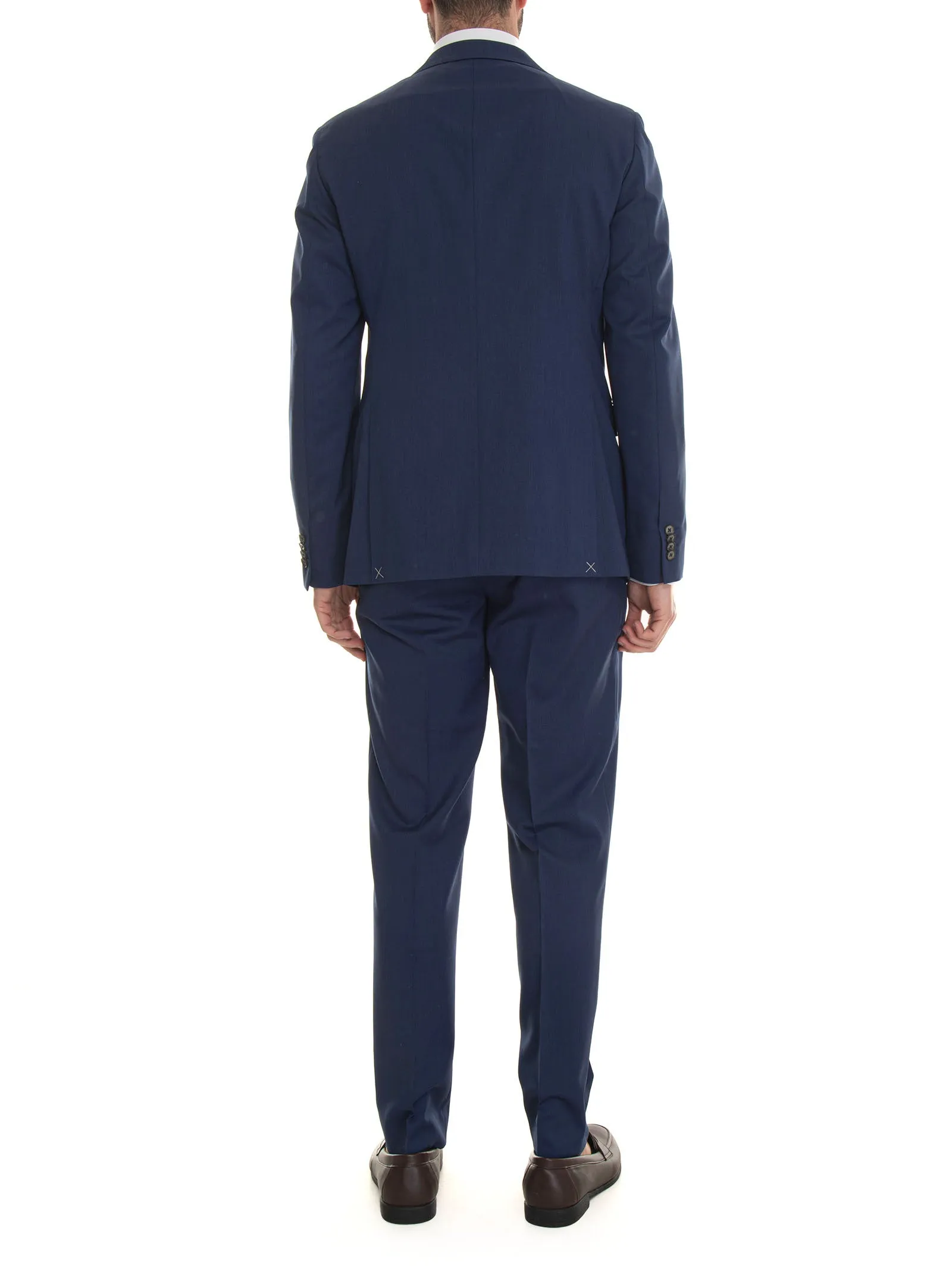 Abito da uomo 2 bottoni Blu medio Michael Kors Uomo