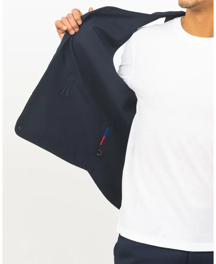 AdHoc - Gilet Trapuntato Reversibile Blu Navy Uomo