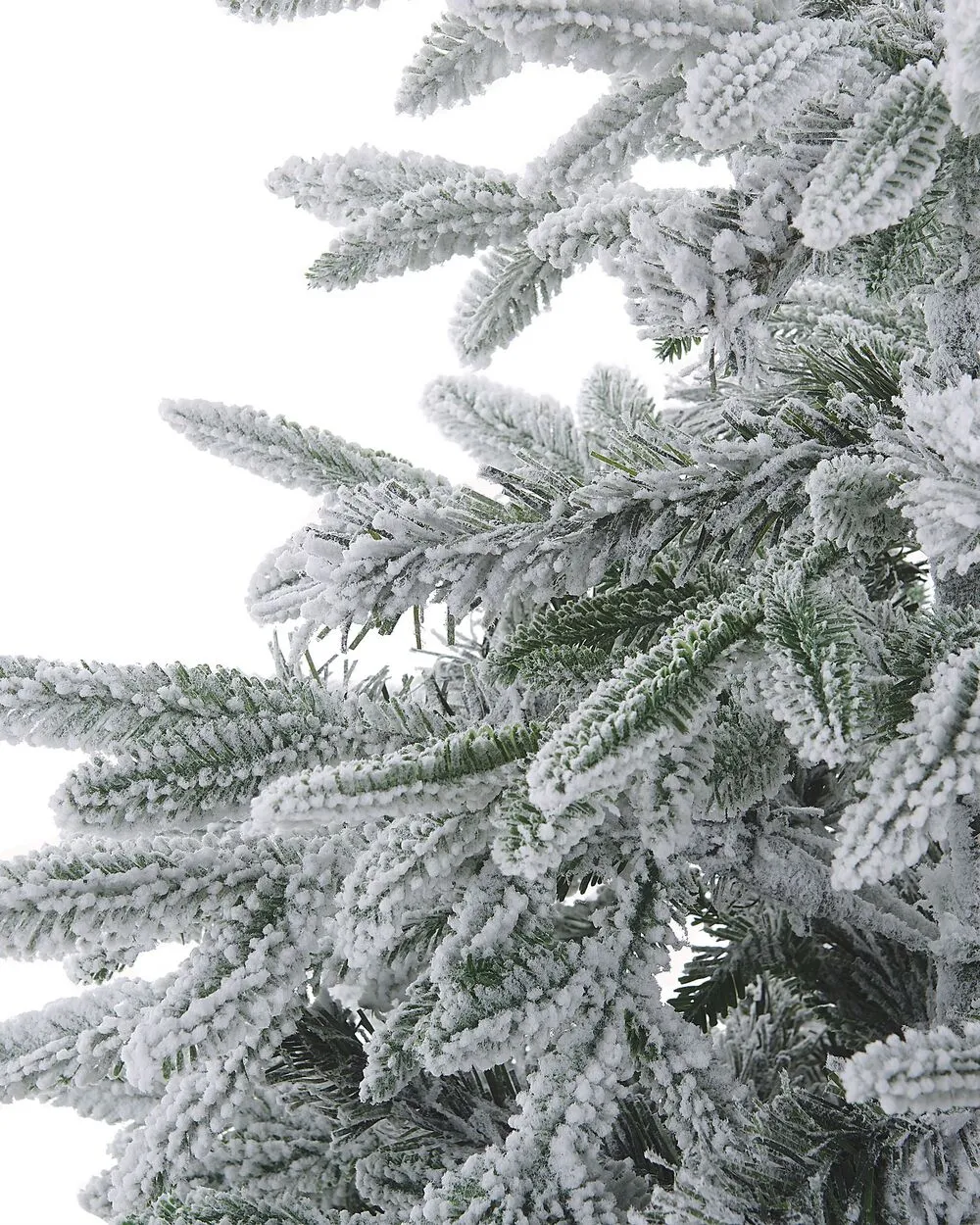 Albero di natale artificiale innevato bianco 180 cm BASSIE