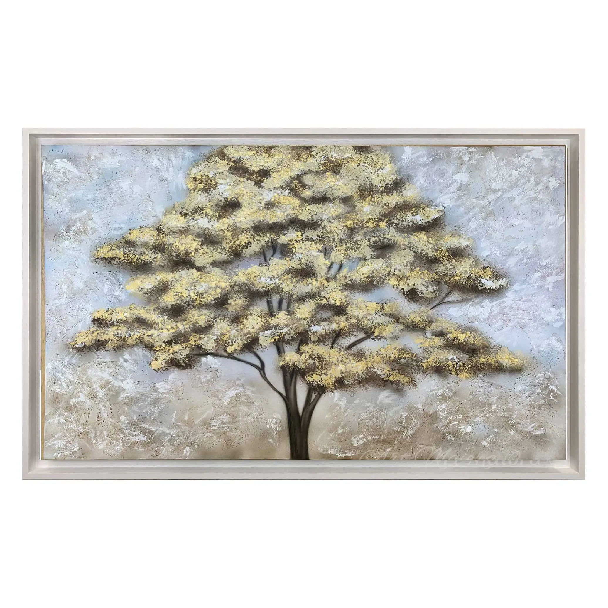 Art Maiora  Quadro moderno dipinto a mano su tela in cotone "Candoro" 120x80