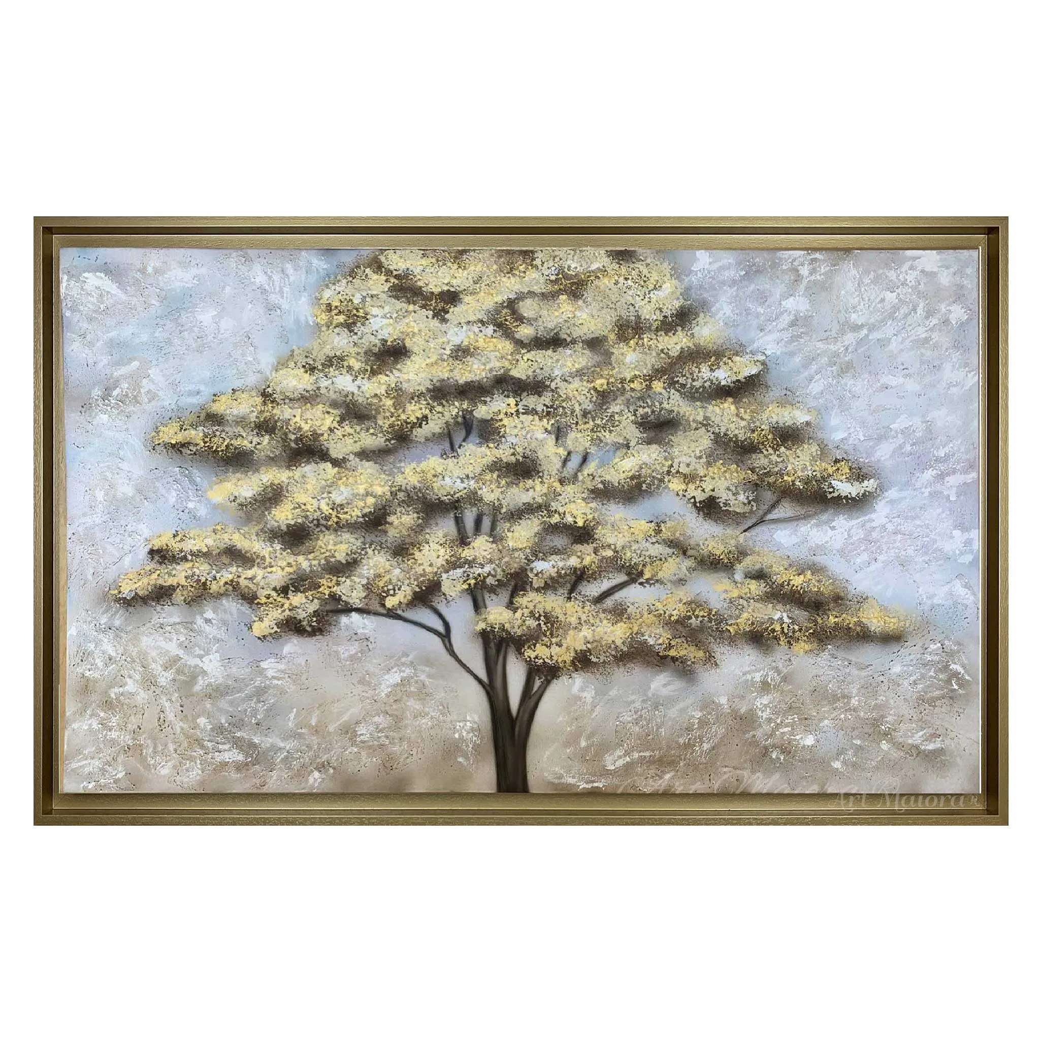 Art Maiora  Quadro moderno dipinto a mano su tela in cotone "Candoro" 120x80
