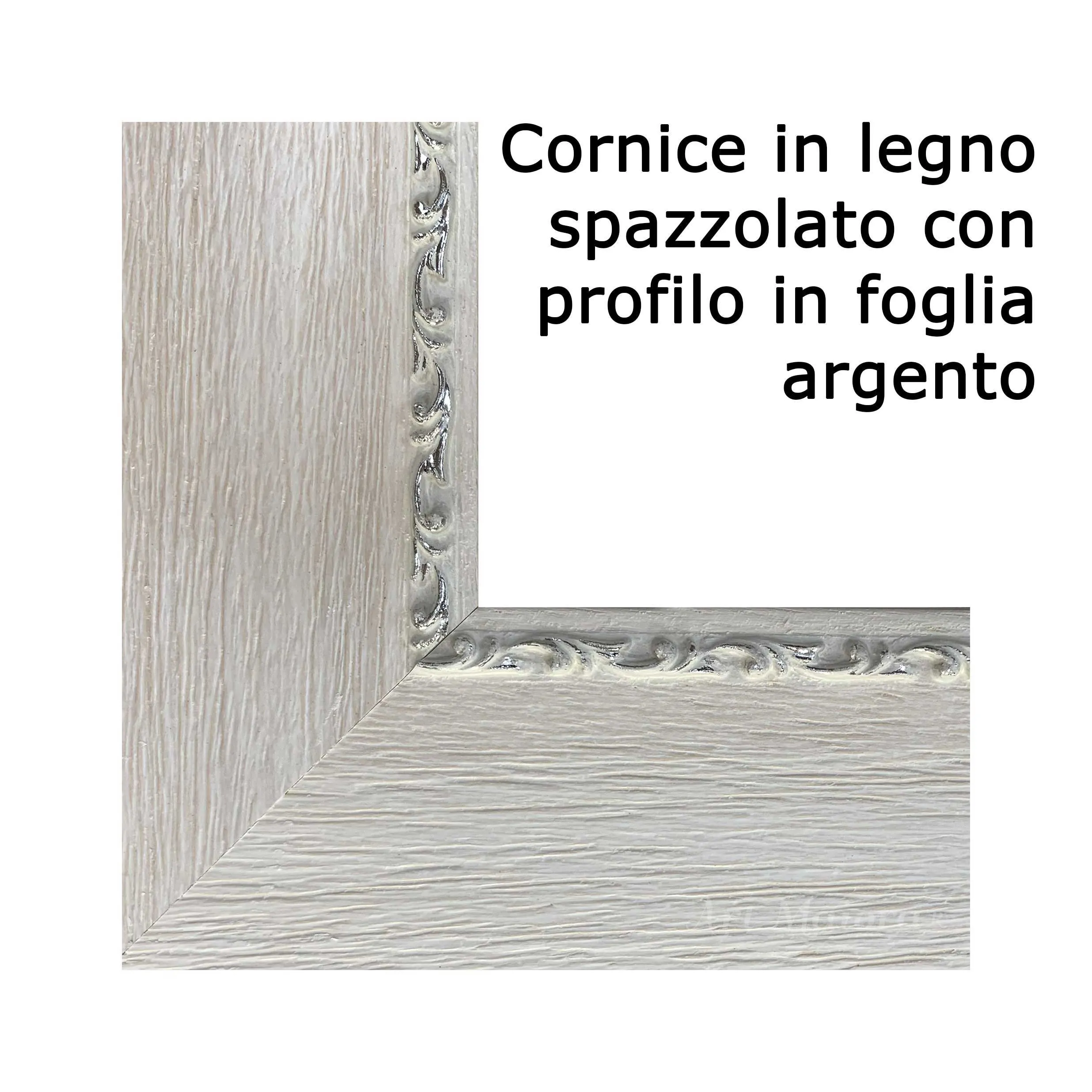 Art Maiora  Quadro moderno dipinto a mano su tela in cotone "Candoro" 120x80