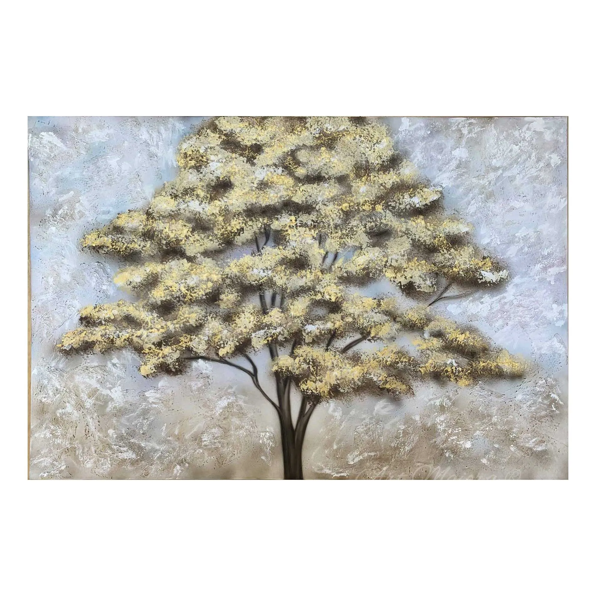 Art Maiora  Quadro moderno dipinto a mano su tela in cotone "Candoro" 120x80