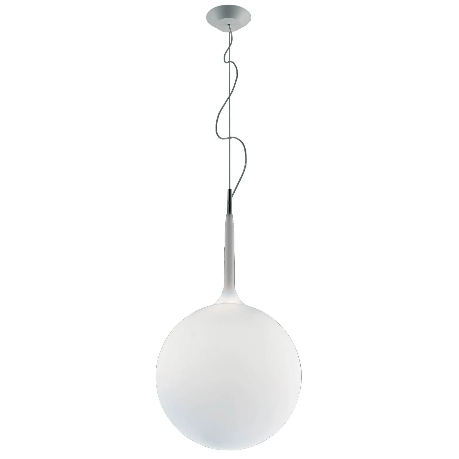 Artemide Castore lampada a sospensione in vetro, Ø 42 cm