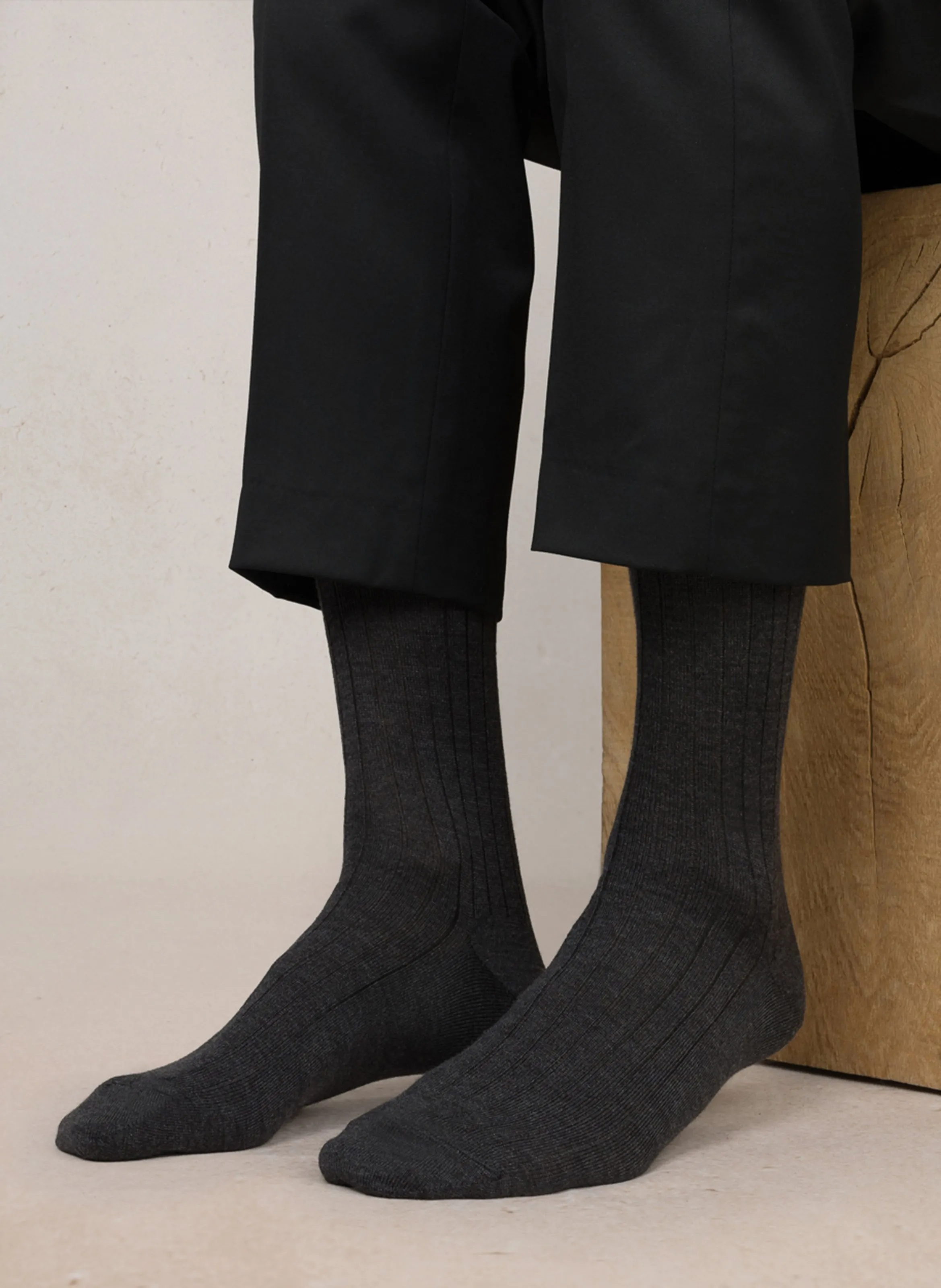  BLEUFORET   Calze alte in misto lana | Grigio