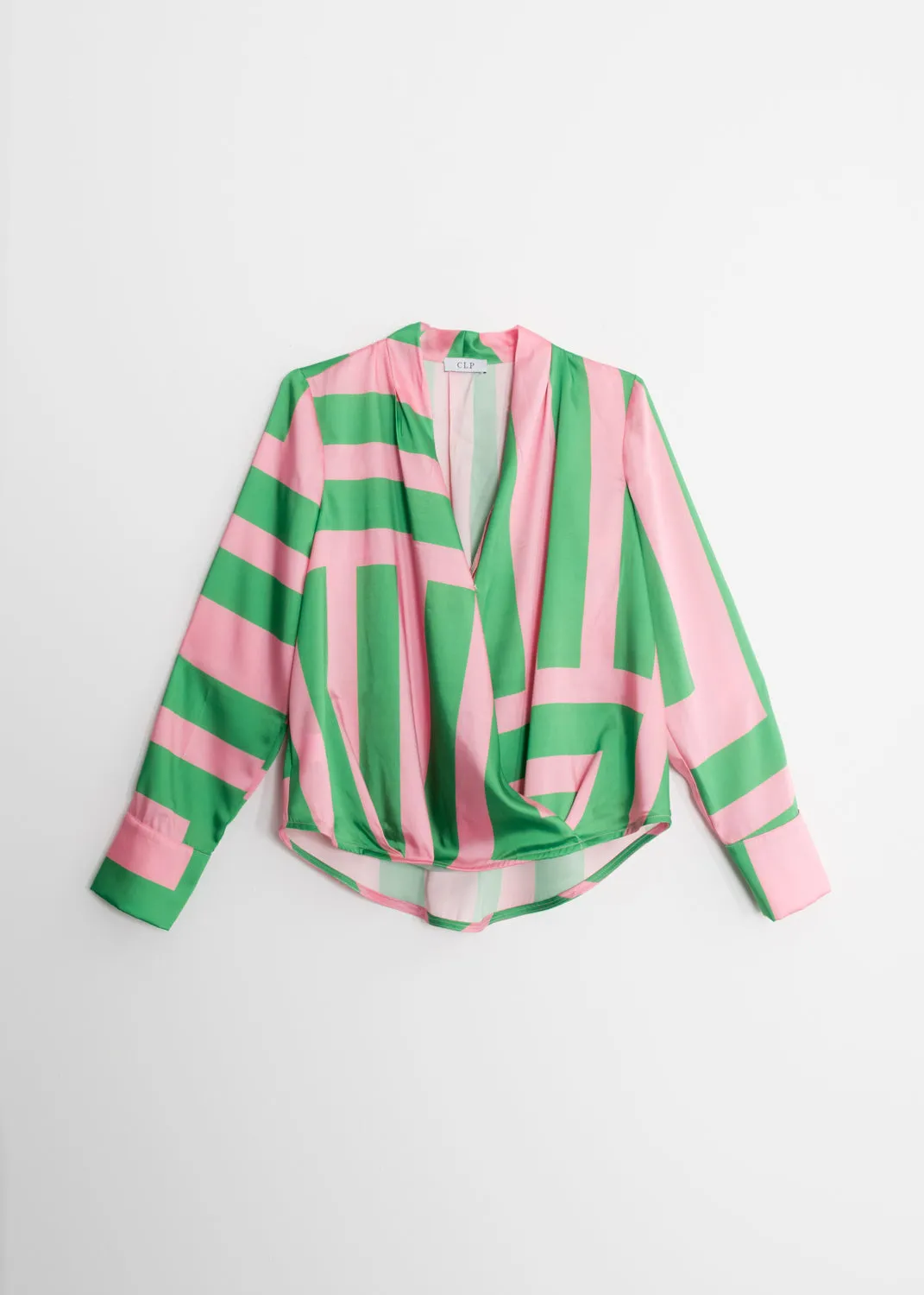 Blusa estampado geometrico