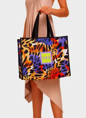 borsa shopper animalier unisex
