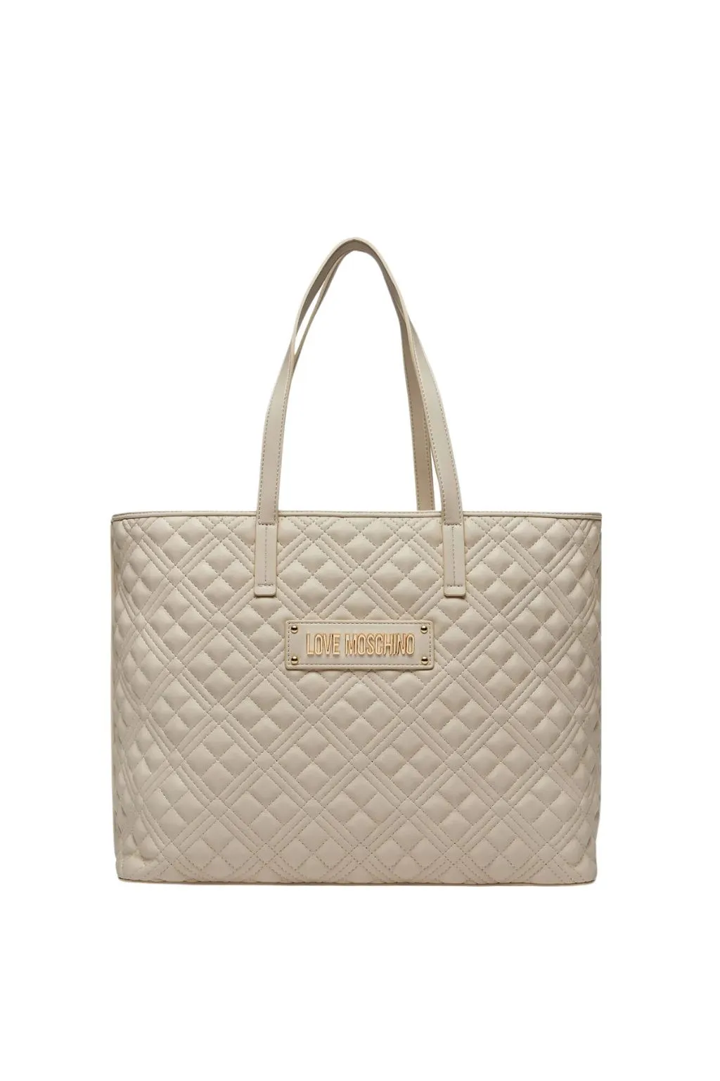 BORSA SHOPPER AVORIO LOVE MOSCHINO 4166