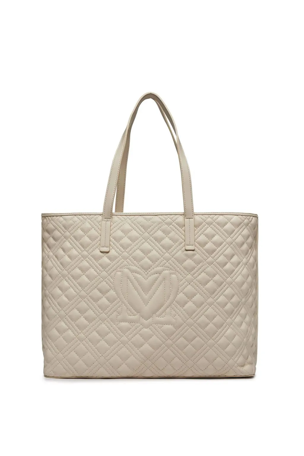 BORSA SHOPPER AVORIO LOVE MOSCHINO 4166