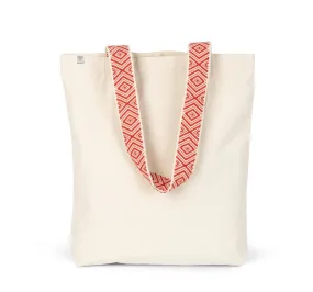 Borsa shopper in tessuto riciclato
