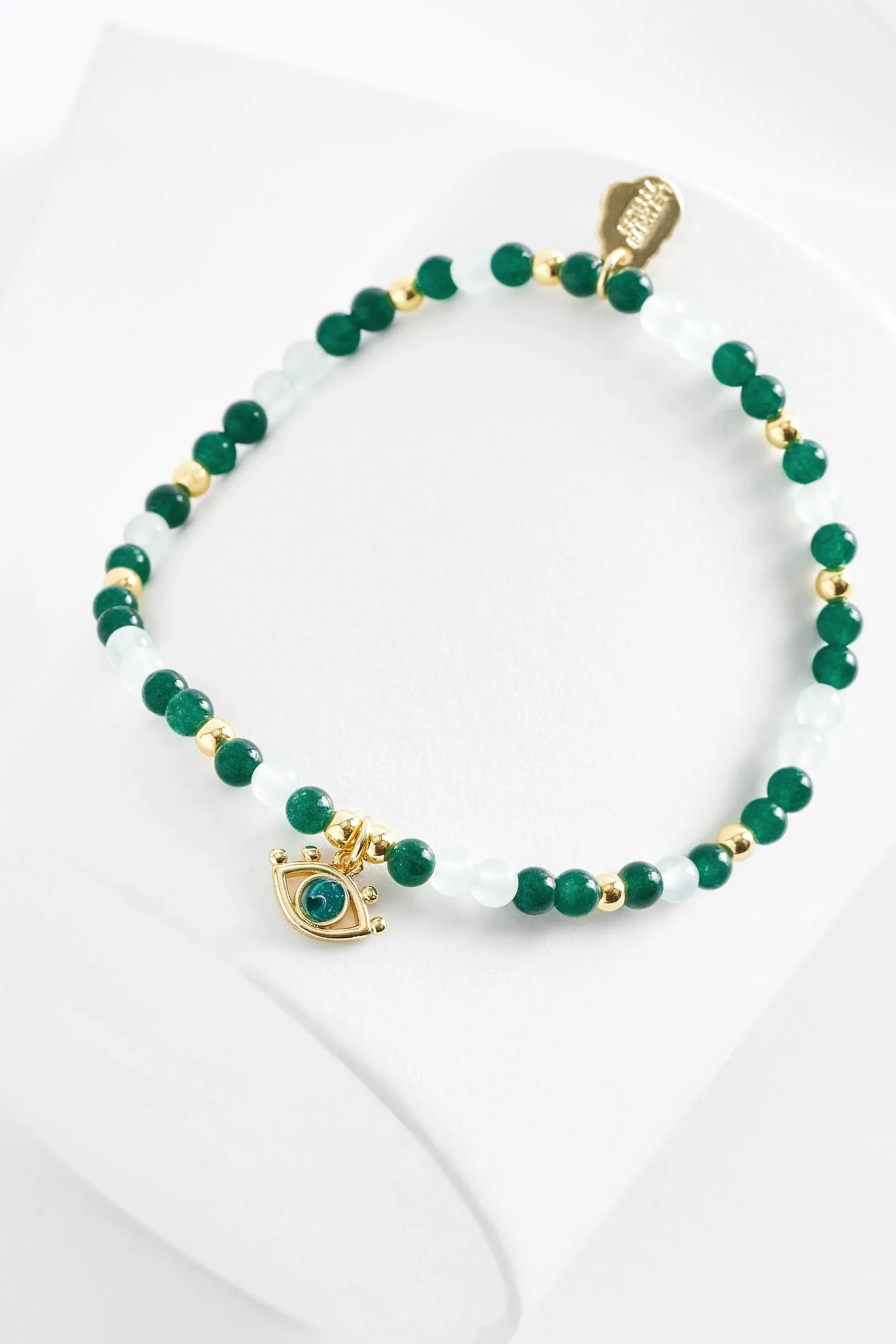 Bracciale a occhi di perline Estella Bartlett placcato