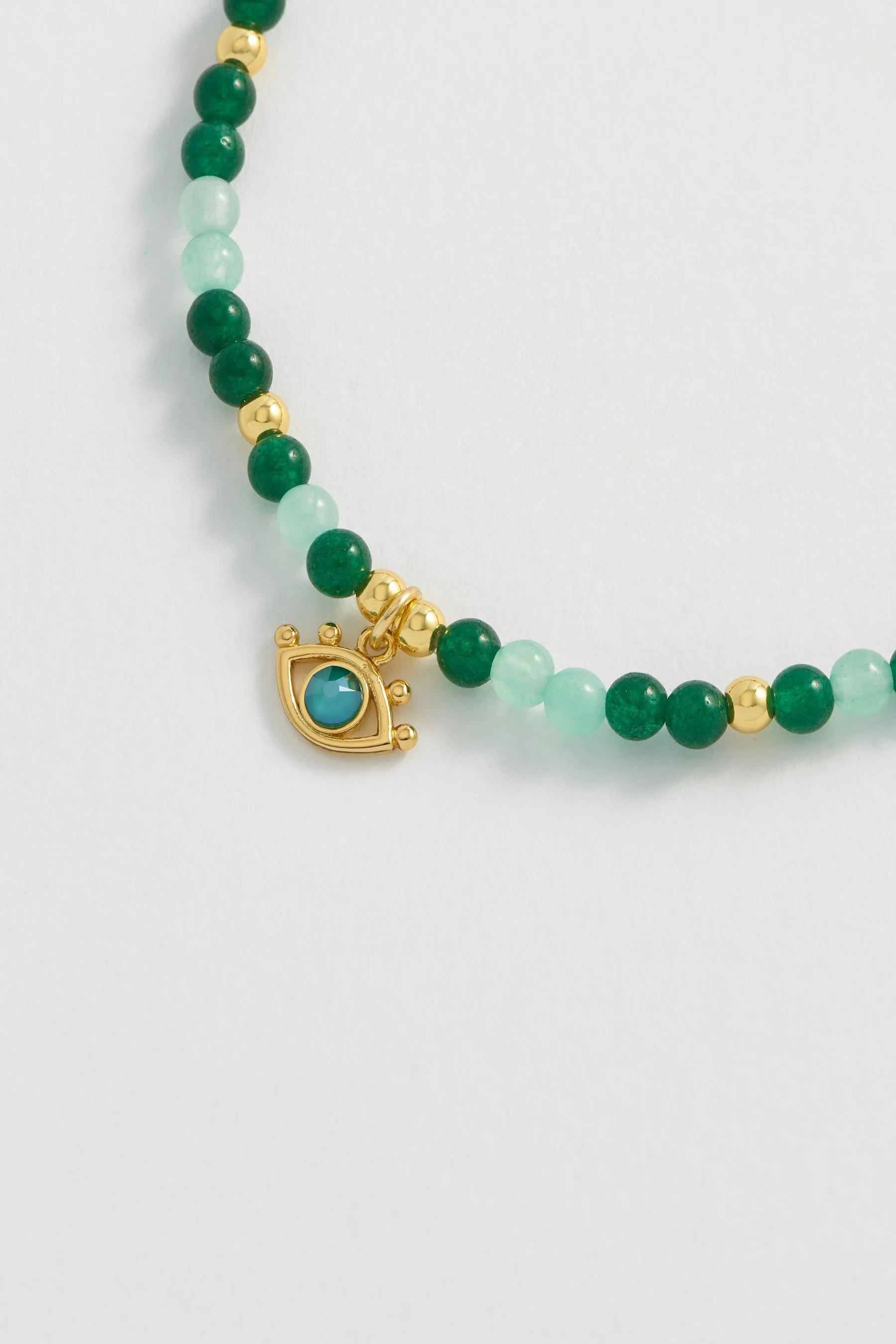 Bracciale a occhi di perline Estella Bartlett placcato