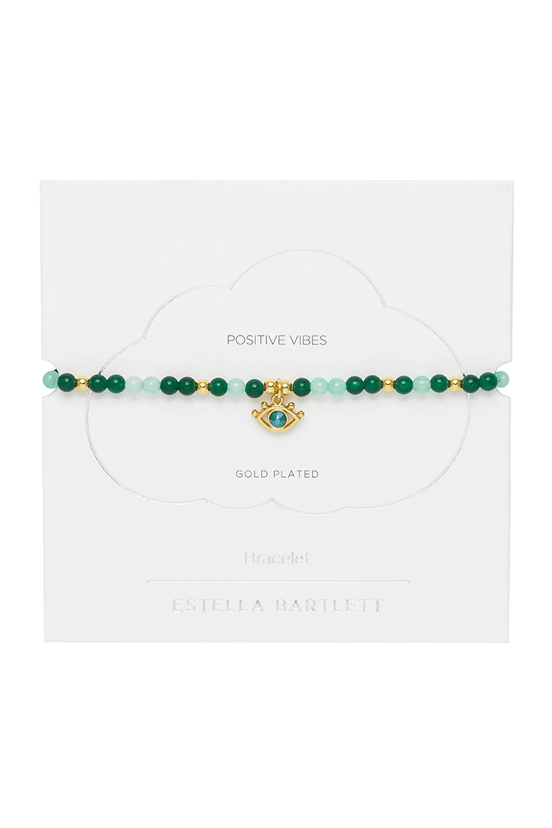 Bracciale a occhi di perline Estella Bartlett placcato