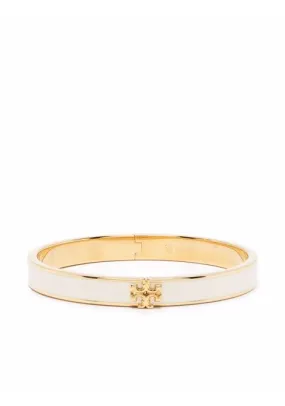 Bracciale kira 7mm in bianco e oro - donna