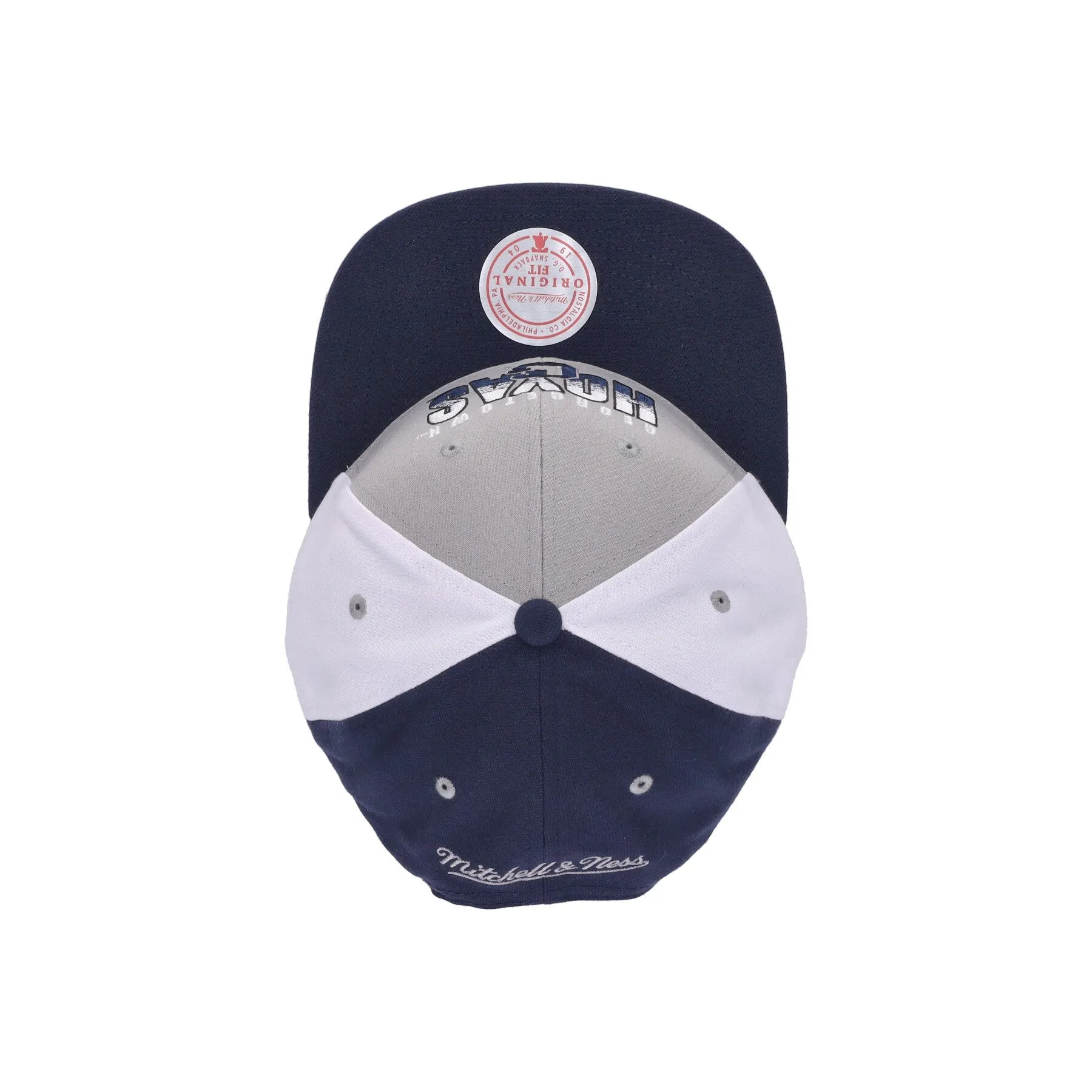 Cappellino Visiera Piatta Uomo Ncaa Billboard 2 Snapback Geohoy Grey/blue