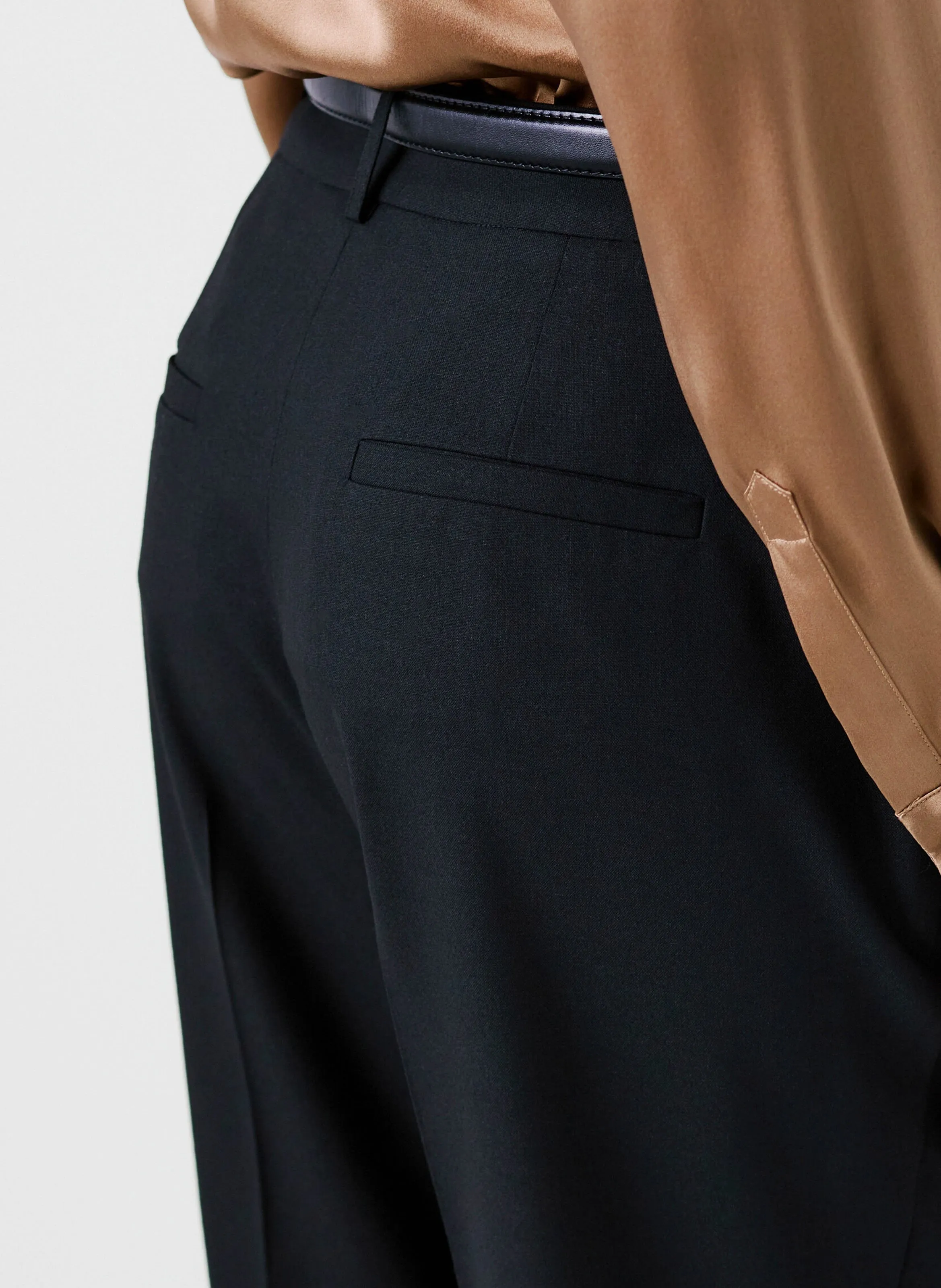  CAROLL   PVANDINE - Pantalone con pince | Nero