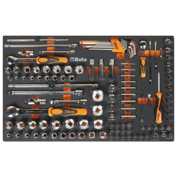 Carrello Beta RSC24 8 cassetti + 411 utensili Industria antiribaltamento + Trapano avvitatore