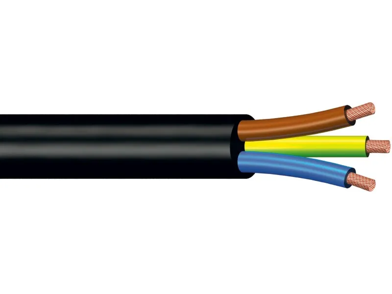Cavo H05VV-F 3x2,5 mm² nero