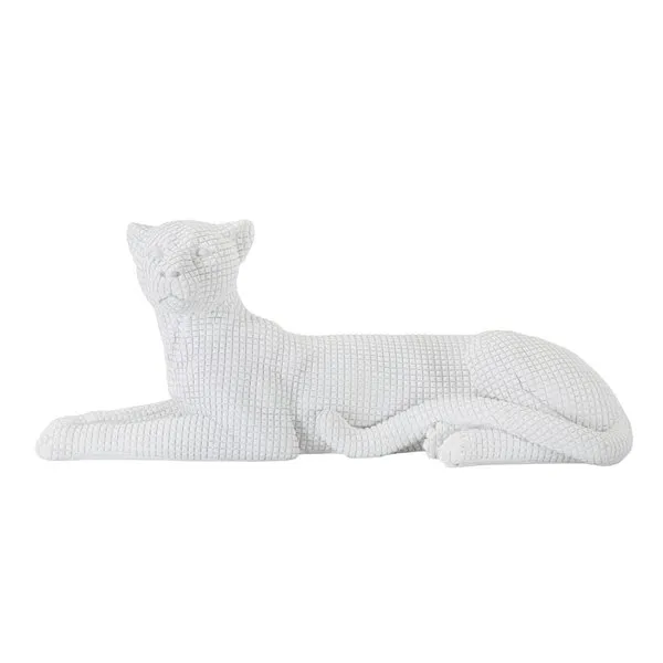 Charme 1921 Leopardo Sdraiato Bianco cm 38x12,5x15,3