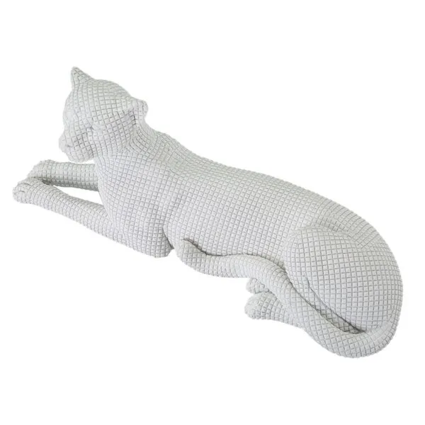 Charme 1921 Leopardo Sdraiato Bianco cm 38x12,5x15,3