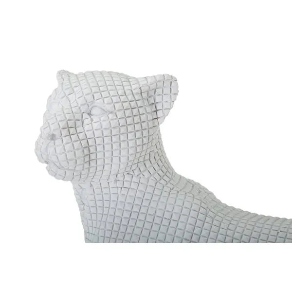 Charme 1921 Leopardo Sdraiato Bianco cm 38x12,5x15,3