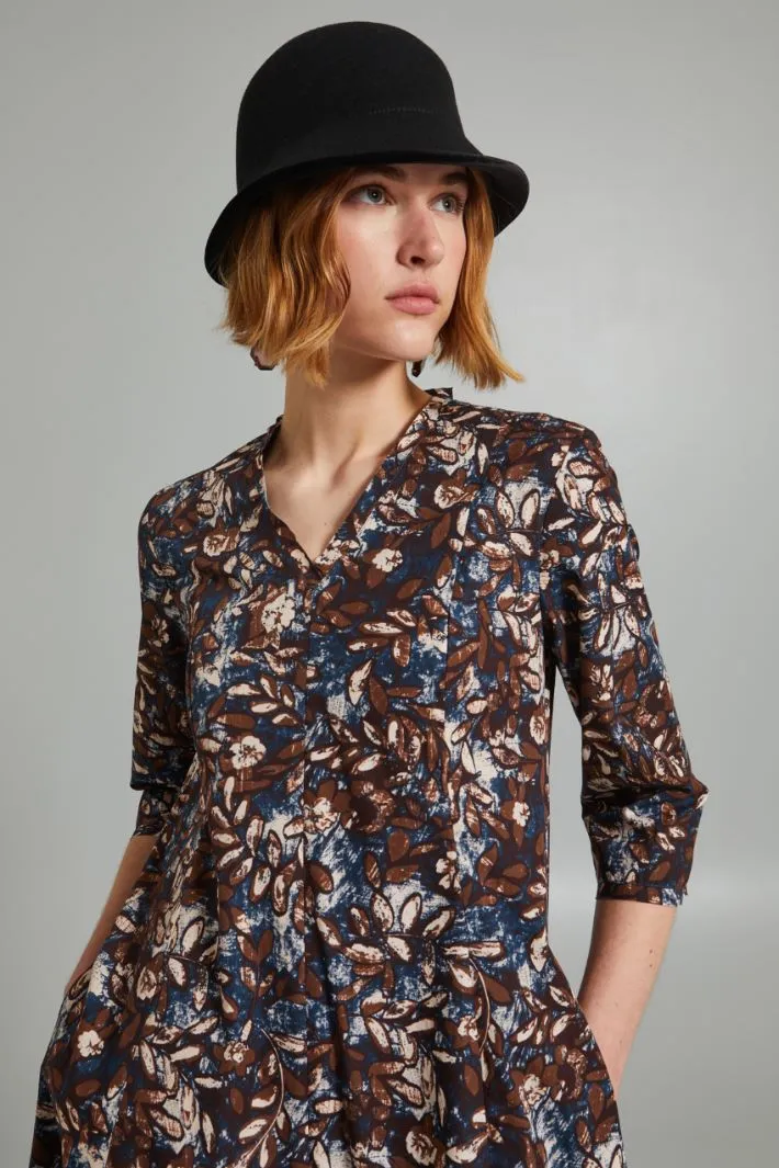 Cloche con profilo in velluto