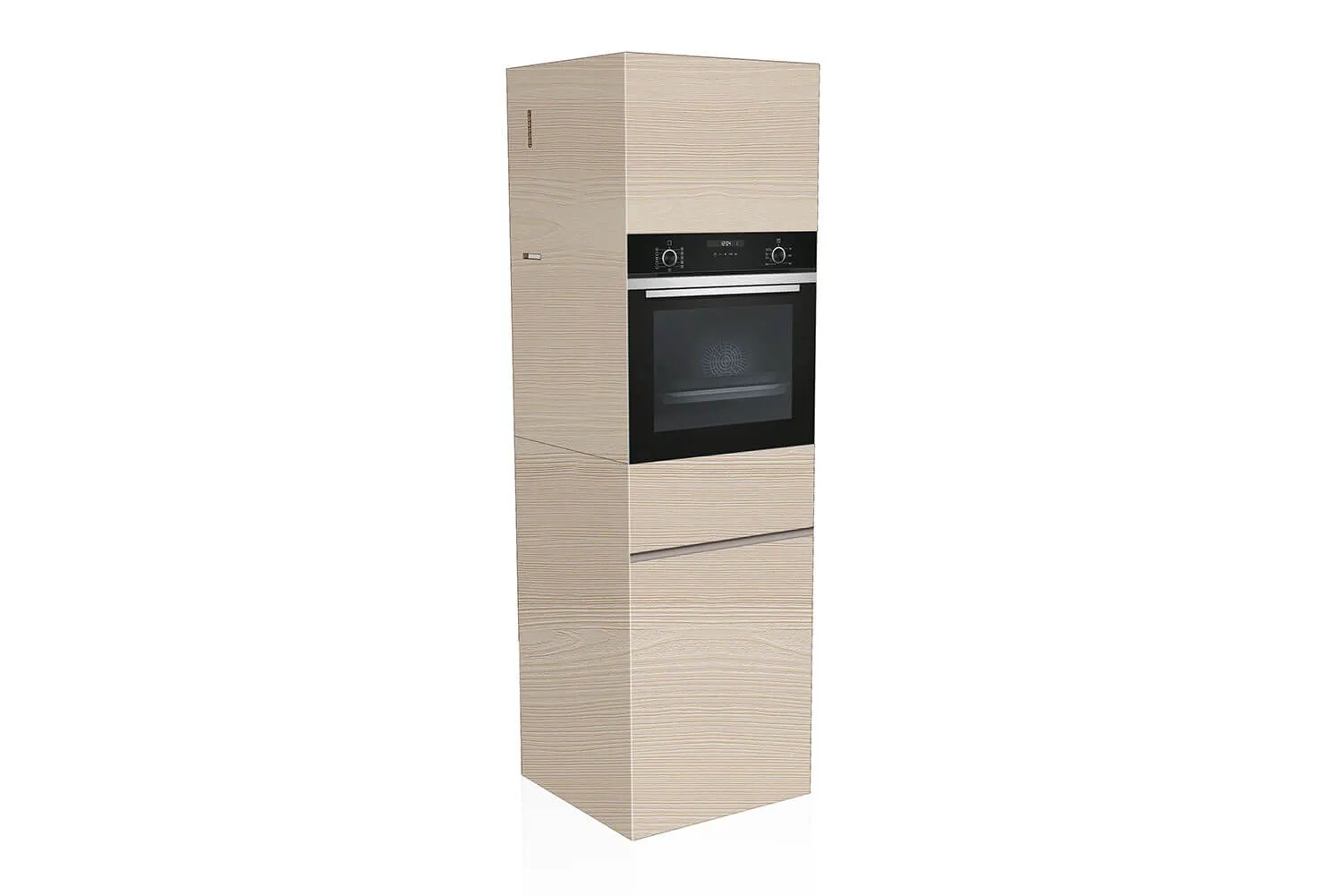 Colonna forno 60 cm legno/pietra in cartone 'Miage'