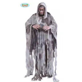 Costume Uomo Delle Tenebre Zombie Fantasma Demone Morte Halloween