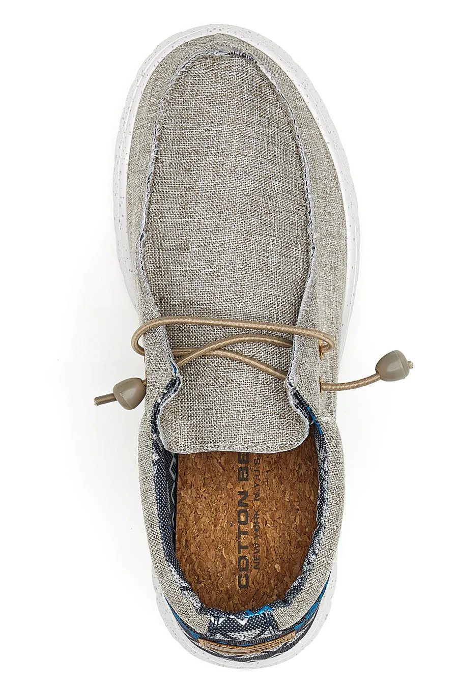   COTTON BELT Mocassino Cotton Belt Wally Linen Beige