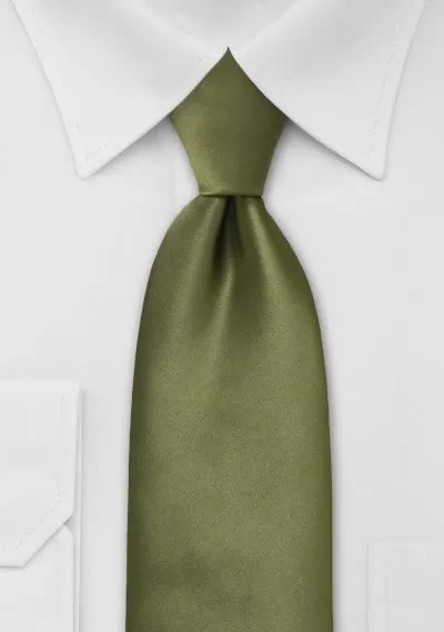 Cravatta verde oliva
