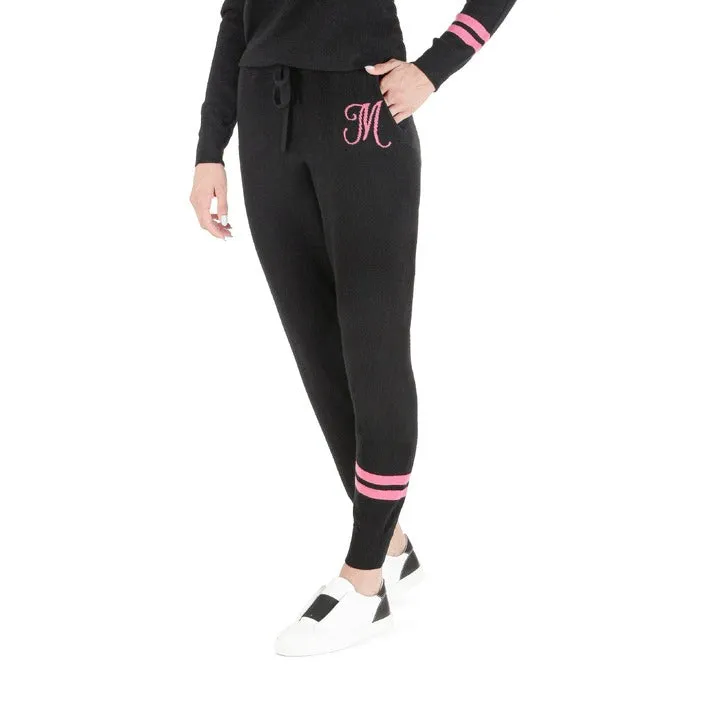 Crown of Edinburgh Cashmere pantalone nero   