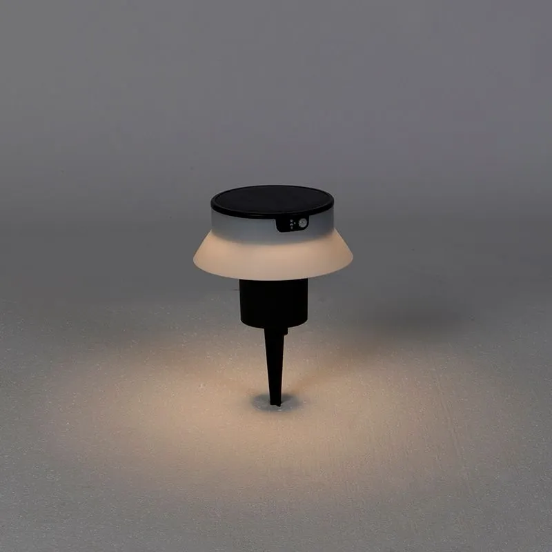Design pin spot nero con LED e dimmer IP55 solare - Felice