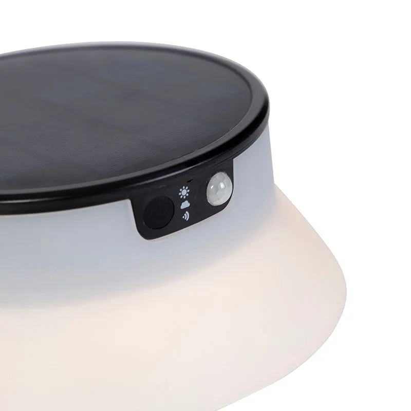Design pin spot nero con LED e dimmer IP55 solare - Felice