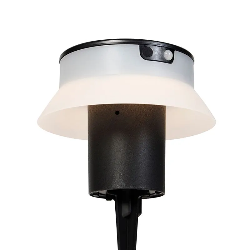 Design pin spot nero con LED e dimmer IP55 solare - Felice