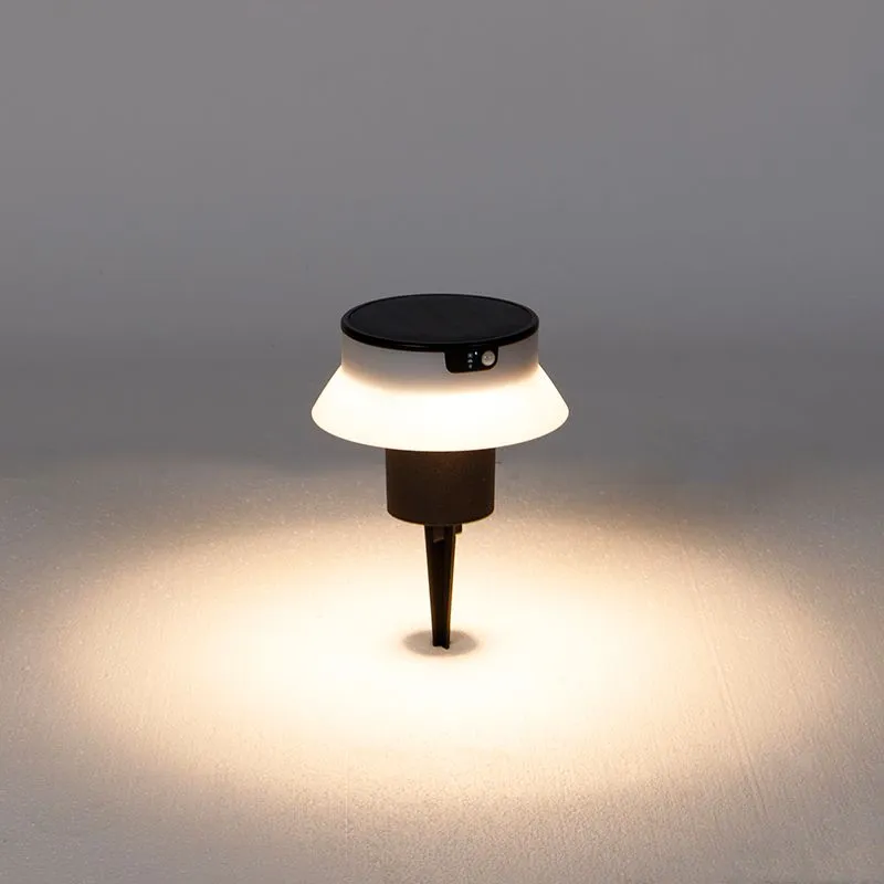 Design pin spot nero con LED e dimmer IP55 solare - Felice