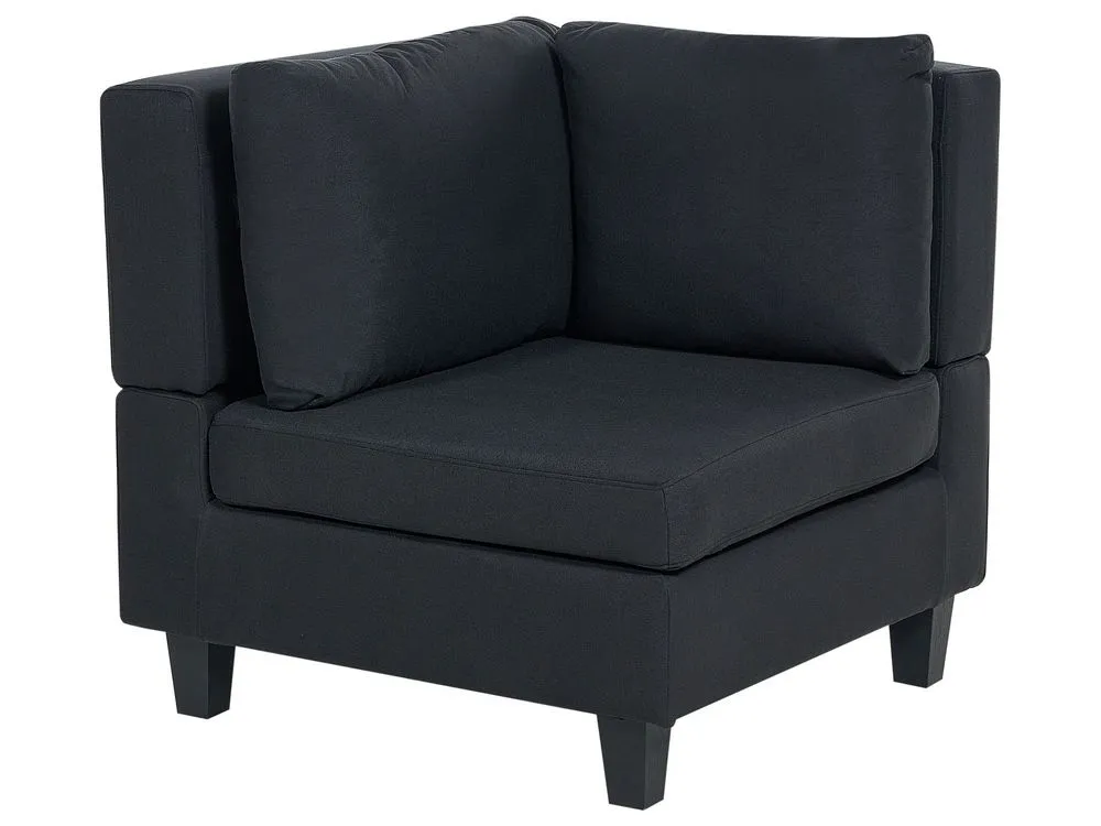 Fabric Corner Section Black UNSTAD