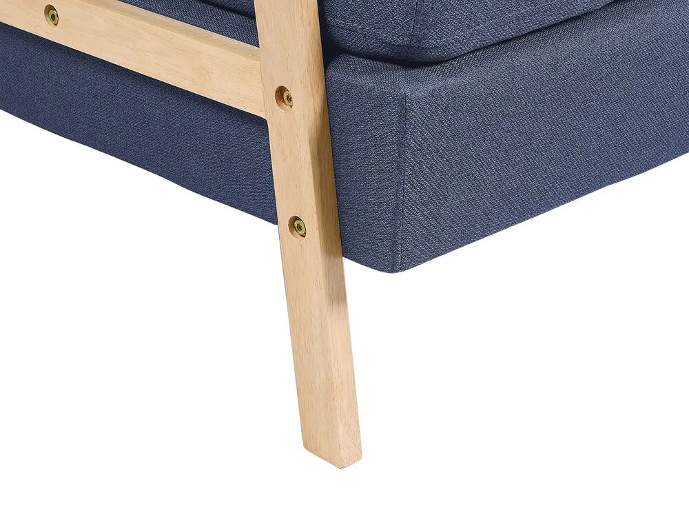 Fabric Sofa Bed Blue TJORN