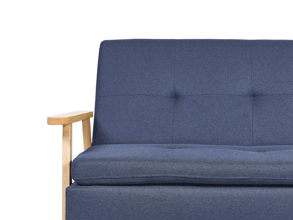 Fabric Sofa Bed Blue TJORN