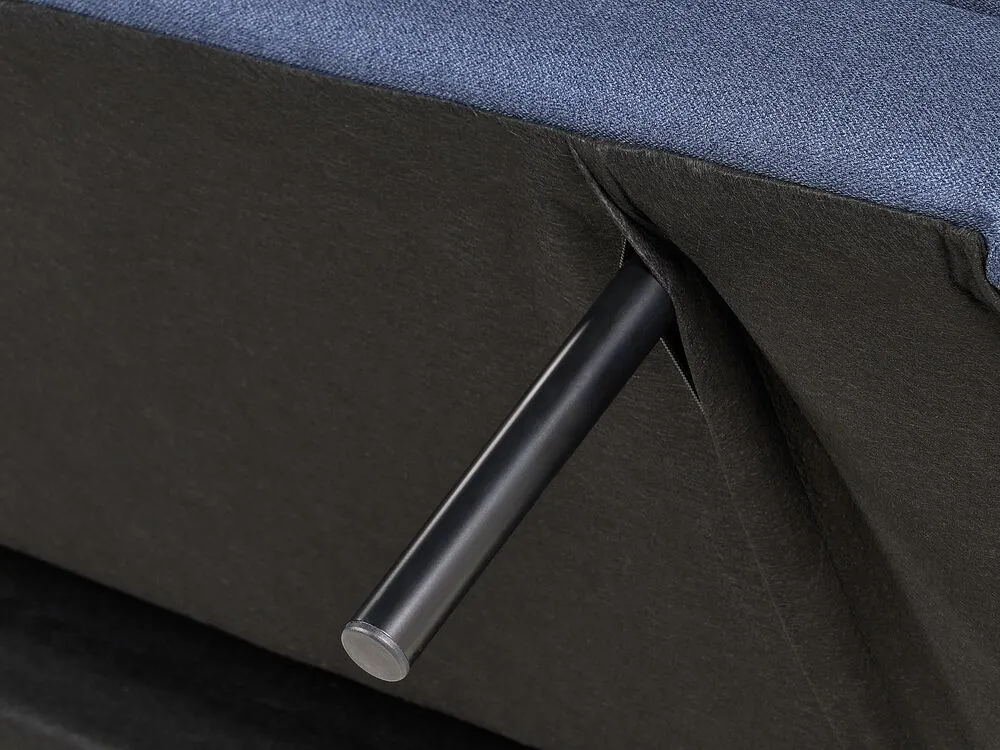 Fabric Sofa Bed Blue TJORN