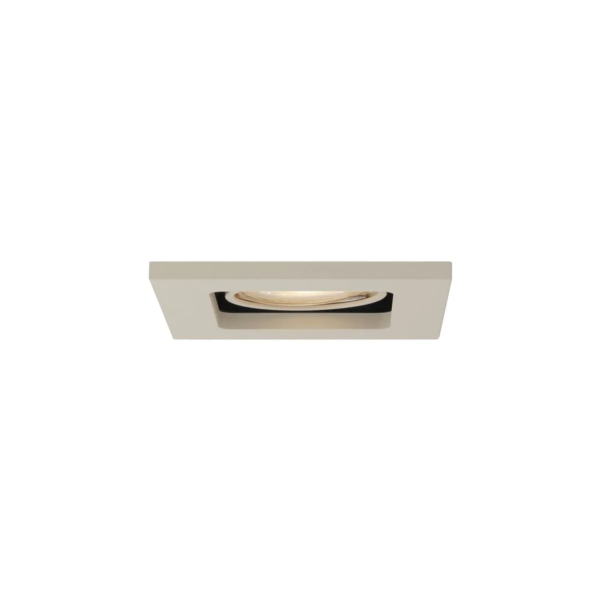 Faretto da incasso moderno beige GU10 50 mm girevole e orientabile - Qure