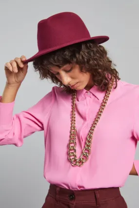 Fedora con nastro parasudore