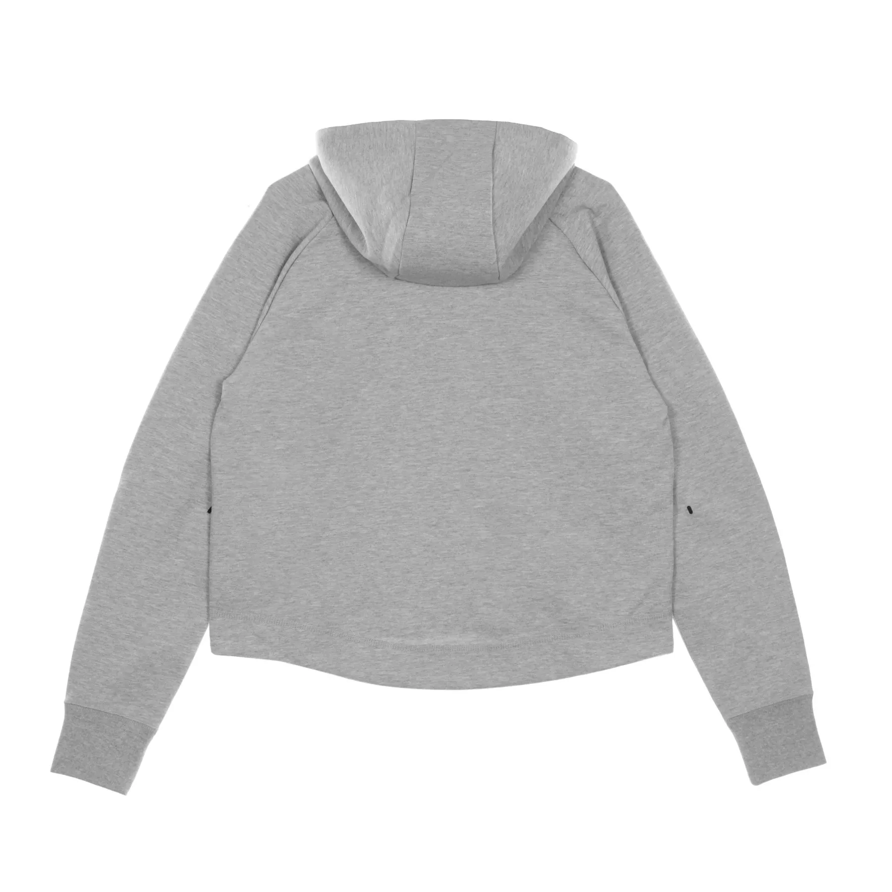 Felpa Leggera Cappuccio Zip Donna Sportswear Tech Fleece Dk Grey Heather/black