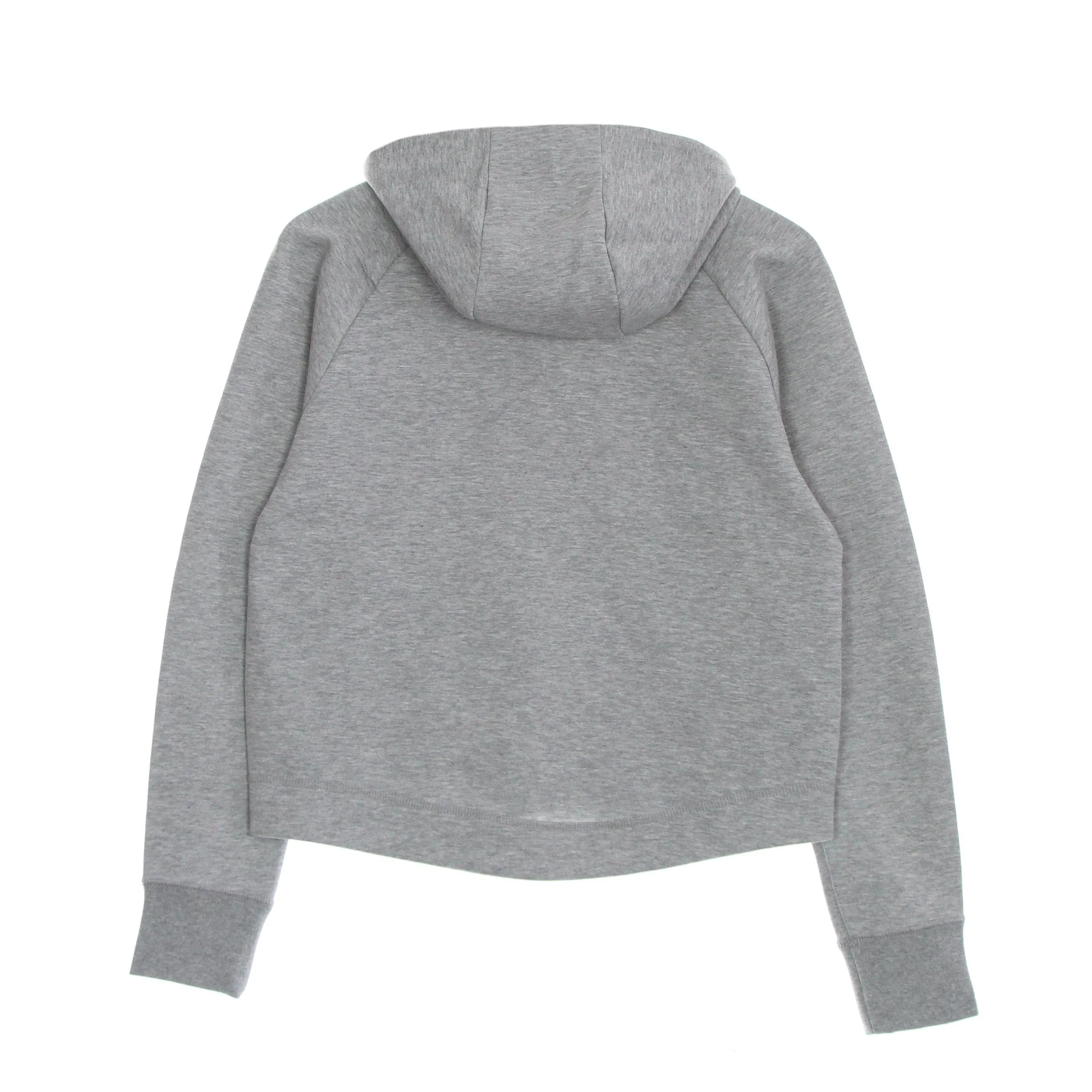 Felpa Leggera Cappuccio Zip Donna Sportswear Tech Fleece Dk Grey Heather/black