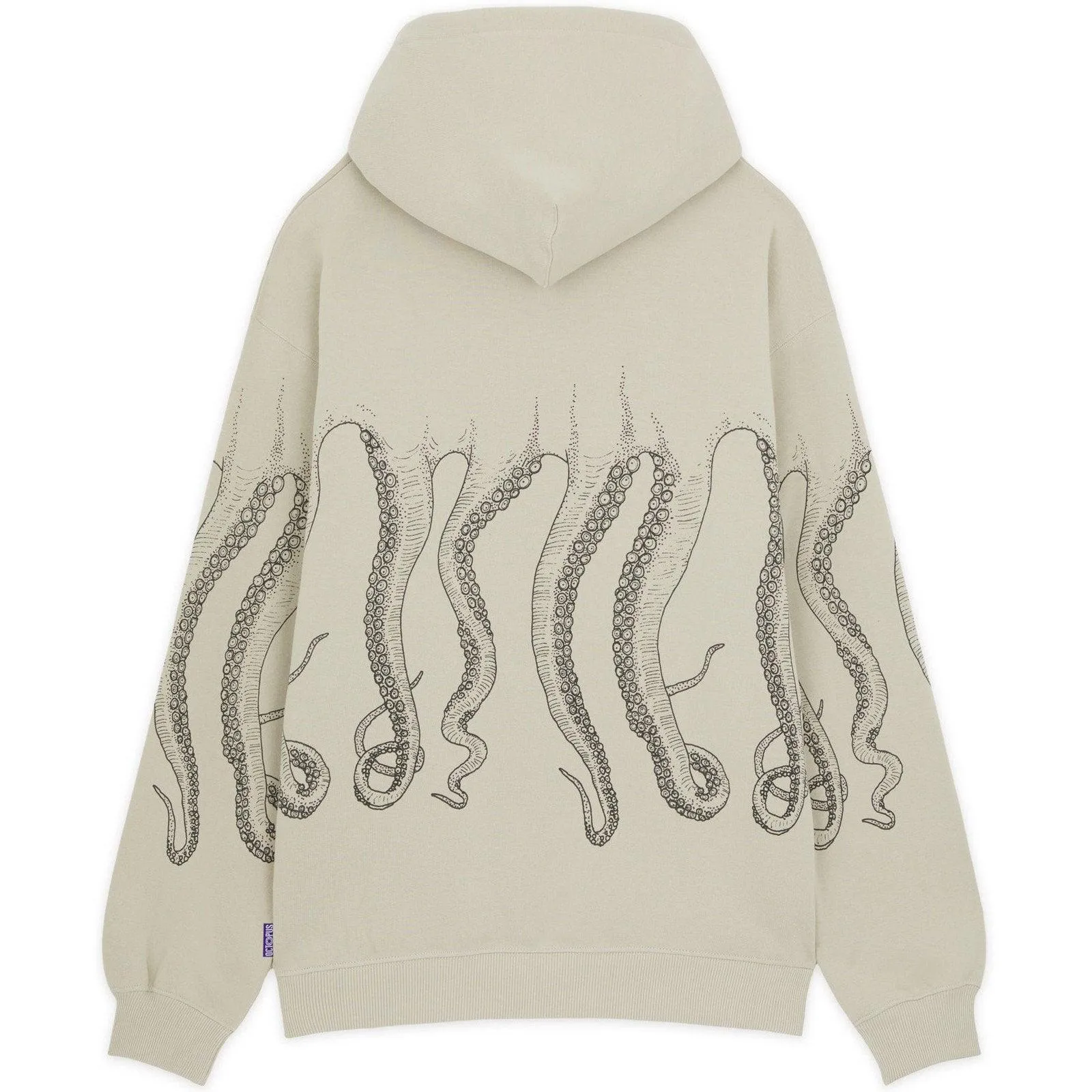 Felpe con cappuccio Uomo Octopus - Octopus Outline Hoodie - Celeste