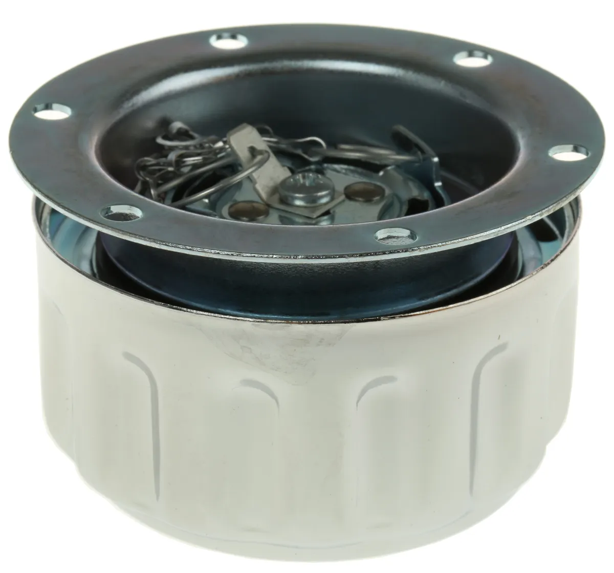 Filtro di riempimento con sfiato Parker, 10μm, Ø tappo 76.2mm, compatibile con foro di Ø 49.5mm, in Metallo
